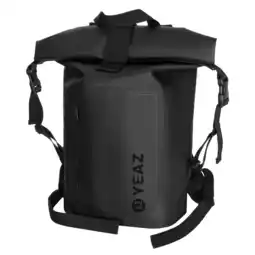 Netto Marken-Discount YEAZ Wasserfester Rucksack schwarzes Logo STOCKHOLM Angebot
