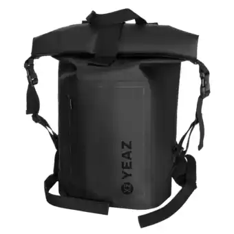 Netto Marken-Discount YEAZ Wasserfester Rucksack schwarzes Logo STOCKHOLM Angebot