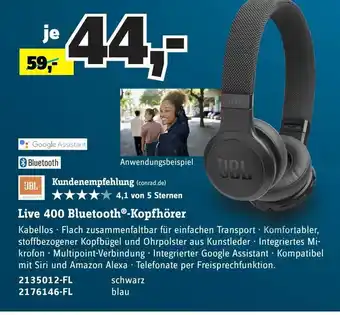 Conrad Live 400 Bluetooth Angebot