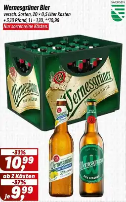 Simmel Wernesgrüner Bier Angebot