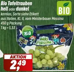 Simmel Bio Tafeltrauben hell oder dunkel Angebot