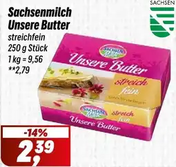 Simmel Sachsenmilch Unsere Butter Angebot