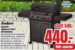B1 Discount Baumarkt Enders Gasgrill Monroe ProX 4 SIR Shadow Angebot