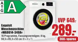 B1 Discount Baumarkt Exquisit Waschmaschine WA8014-340A Angebot