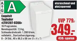 B1 Discount Baumarkt Exquisit Toplader LTO1207-030A Angebot