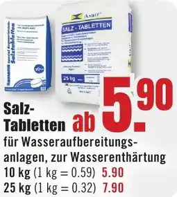 B1 Discount Baumarkt Salz Tabletten Angebot