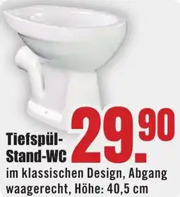 B1 Discount Baumarkt Tiefspül Stand-WC Angebot