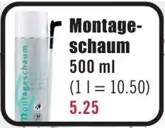 B1 Discount Baumarkt Montageschaum Angebot