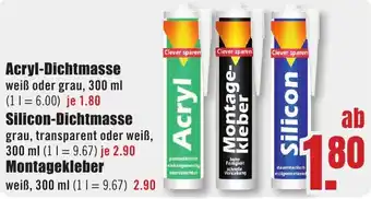 B1 Discount Baumarkt Acryl-Dichtmasse Angebot