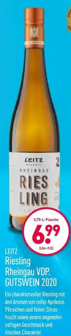 Aldi Nord Leitz Riesling Rheingau VDP. Gutswein 2020 Angebot