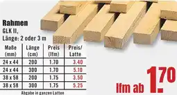 B1 Discount Baumarkt Rahmen Angebot