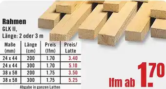 B1 Discount Baumarkt Rahmen Angebot