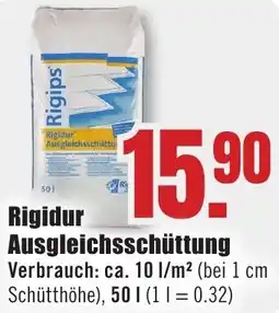 B1 Discount Baumarkt Rigidur Ausgleichsschüttung Angebot