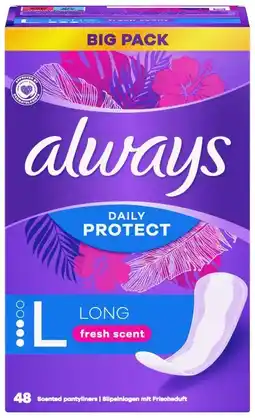 Kaufland Always Slipeinlagen Daily Protect XL Angebot