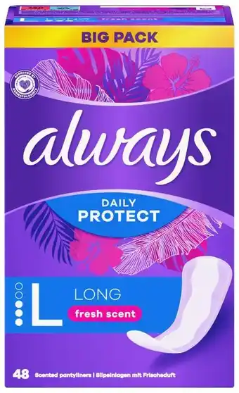 Kaufland Always Slipeinlagen Daily Protect XL Angebot