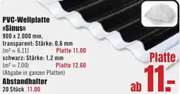 B1 Discount Baumarkt PVC-Wellplatte Sinus Angebot