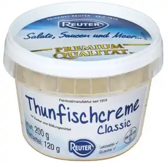 Kaufland Feinkost Reuter Thunfischcreme Classic Angebot