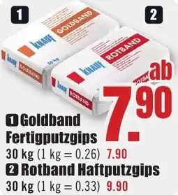 B1 Discount Baumarkt KNAUF Goldband Fertigputzgips Angebot