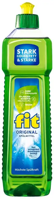 Kaufland Fit Spülmittel Original vegan Angebot