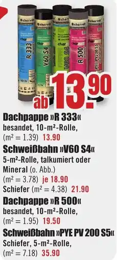 B1 Discount Baumarkt Dachpappe R 333 Angebot