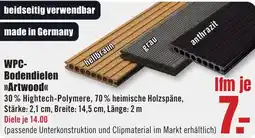 B1 Discount Baumarkt WPC Bodendielen Artwood Angebot