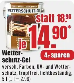 B1 Discount Baumarkt Wetterschutz-Gel Angebot