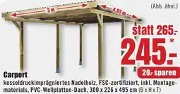 B1 Discount Baumarkt Carport Angebot