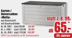 B1 Discount Baumarkt Garten-/ Universalbox Molly Angebot