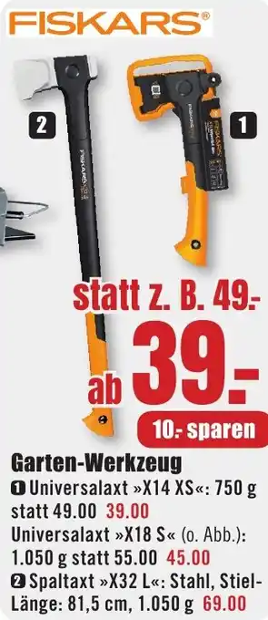 B1 Discount Baumarkt FISKARS Garten-Werkzeug Angebot