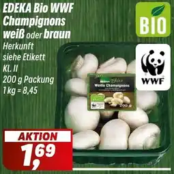 Simmel EDEKA Bio WWF Champignons weiß oder braun Angebot