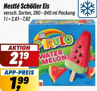 Simmel Nestlé Schöller Eis Angebot