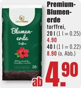 B1 Discount Baumarkt Premium Blumenerde Angebot