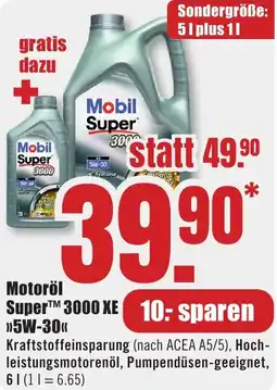 B1 Discount Baumarkt Motoröl Super 3000 XE Angebot