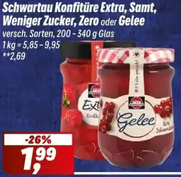 Simmel Schwartau Konfitüre Extra, Samt, Weniger Zucker, Zero oder Gelee Angebot