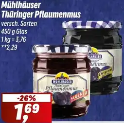 Simmel Mühlhäuser Thüringer Pflaumenmus Angebot