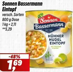 Simmel Sonnen Bassermann Eintopf Angebot