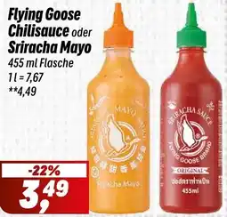 Simmel Flying Goose Chilisauce oder Sriracha Mayo Angebot