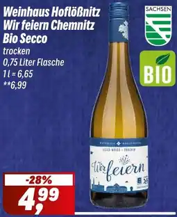 Simmel Weinhaus Hoflößnitz Wir feiern Chemnitz Bio Secco Angebot