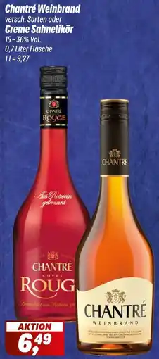 Simmel Chantré Weinbrand oder Creme Sahnelikör Angebot