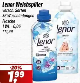 Simmel Lenor Weichspüler Angebot