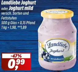 Simmel Landliebe Joghurt oder Joghurt mild Angebot