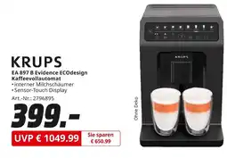 MediaMarkt Krups ea 897 b evidence ecodesign kaffeevollautomat Angebot