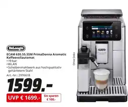 MediaMarkt Delonghi ecam 630.55.ssm primadonna aromatic kaffeevollautomat Angebot
