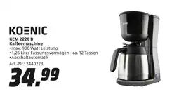 MediaMarkt Koenic kcm 2220 b kaffeemaschine Angebot