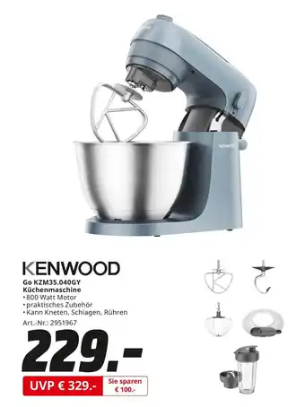 MediaMarkt Kenwood go kzm35.040gy küchenmaschine Angebot
