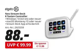 MediaMarkt Elgato neo stream deck 8 tasten controller Angebot