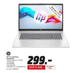MediaMarkt Hp 17-cn0316ng notebook Angebot