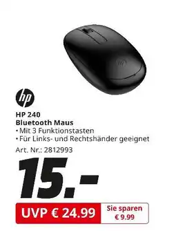 MediaMarkt Hp 240 bluetooth maus Angebot