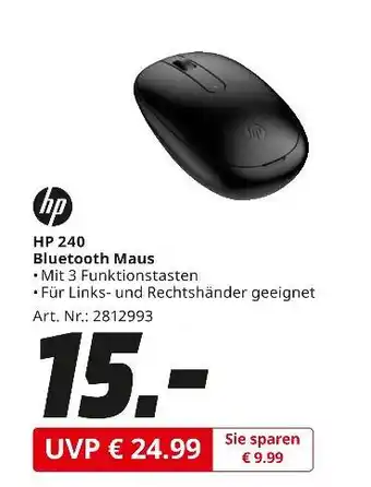 MediaMarkt Hp 240 bluetooth maus Angebot