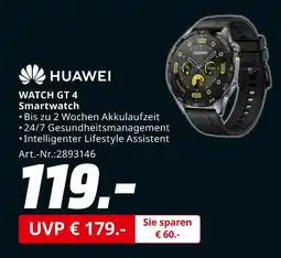 MediaMarkt Huawei watch gt 4 smartwatch Angebot